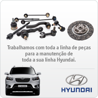 Temos estoque completo de peas para a manuteno de toda a sua linha Hyundai.